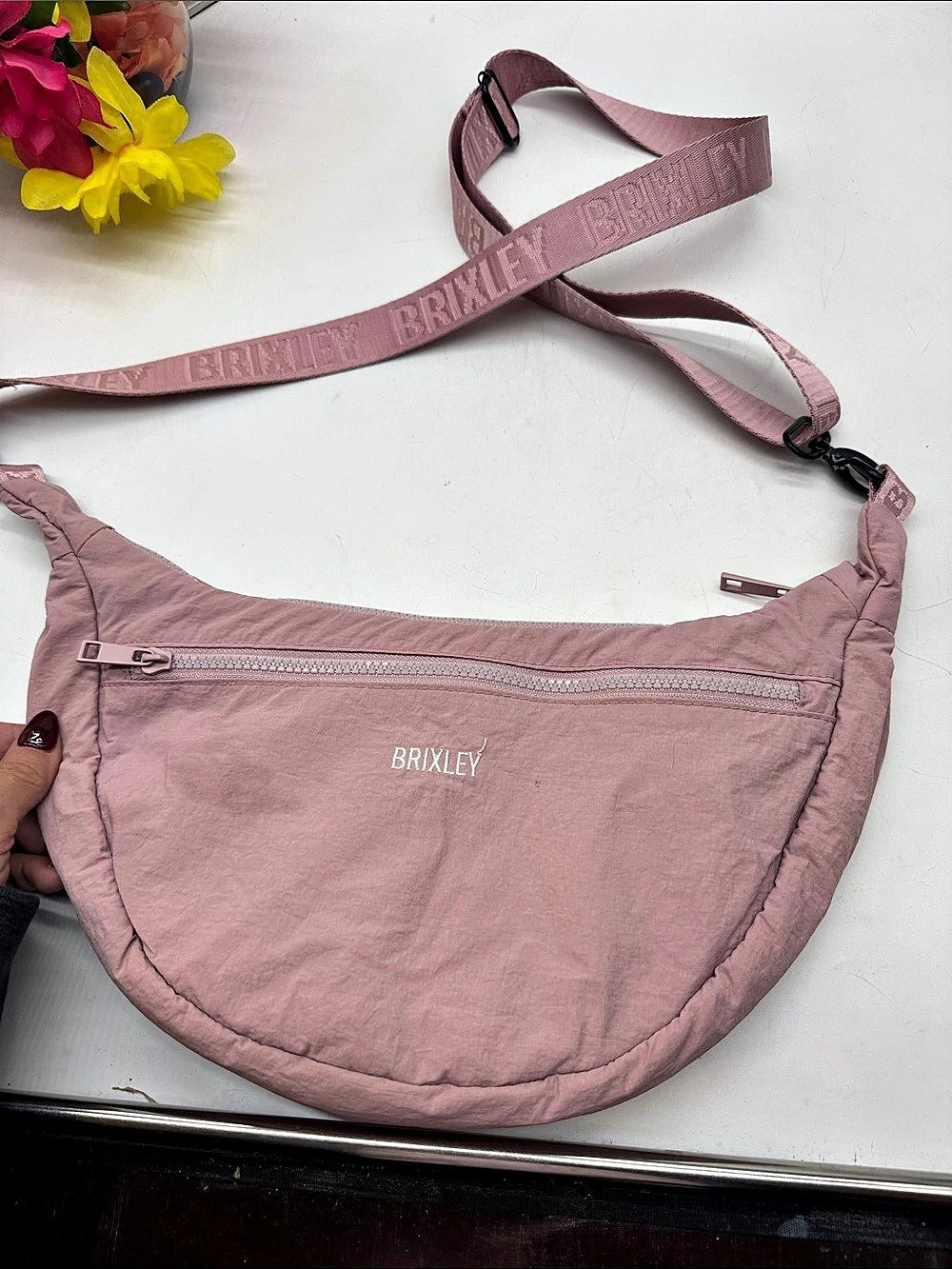 Brixley Crossbody Bag in Pink